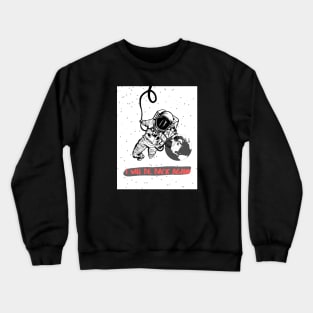 Sad astronaut Crewneck Sweatshirt